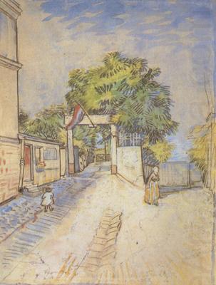 The Entrance of a Belvedere (nn04), Vincent Van Gogh